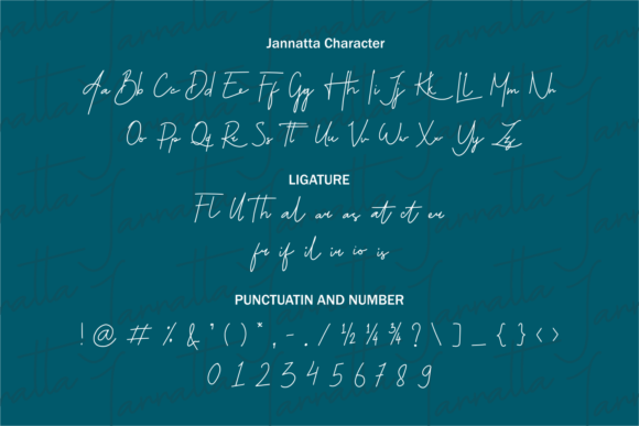 Jannatta Font Poster 7