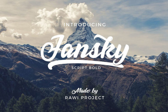 Jansky Font Poster 1