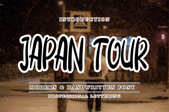 Japan Tour Font Poster 1
