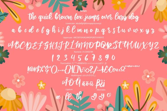 Jasmine Font Poster 6