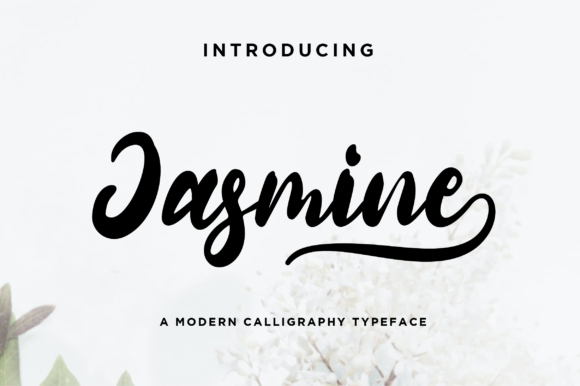 Jasmine Font Poster 1