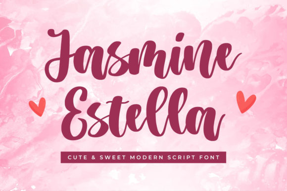 Jasmine Estella Font Poster 1