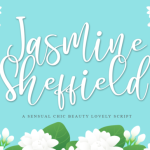 Jasmine Sheffield Font Poster 1
