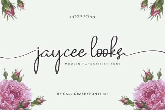 Jaycee Looks Font Poster 1