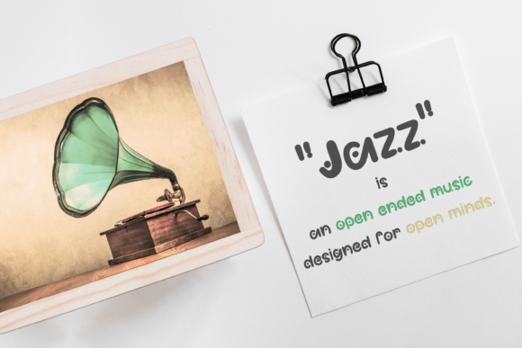 Jazz Vibes Font Poster 4