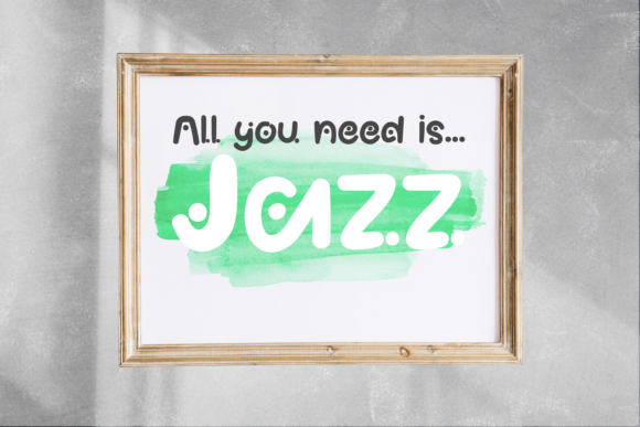 Jazz Vibes Font Poster 5