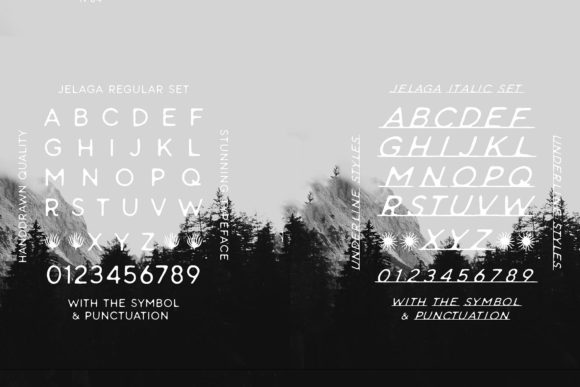 Jelaga Font Poster 2