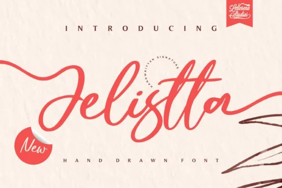 Jelistta Font Jelistta Font Poster 1