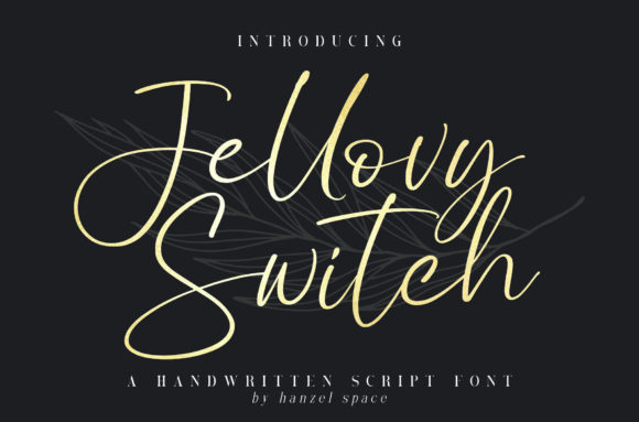Jellovy Switch Font Poster 1