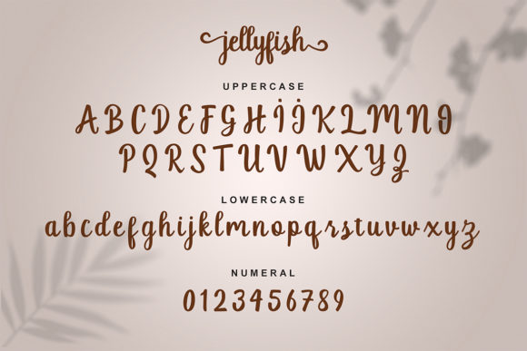 Jellyfish Font Poster 6