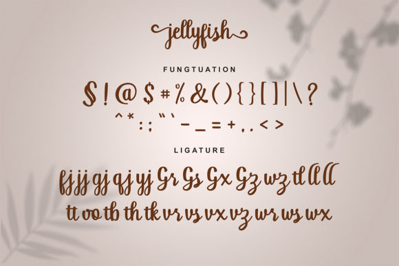 Jellyfish Font Poster 7