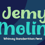 Jemy Molin Font Poster 1