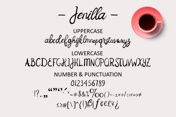 Jenilla Font Poster 5