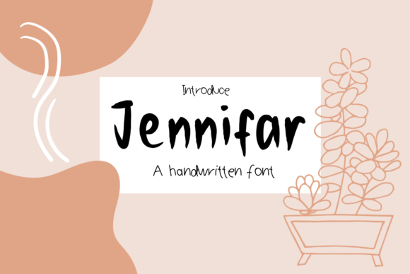 Jennifar Font Poster 1