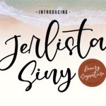 Jerlista Siny Font Poster 1