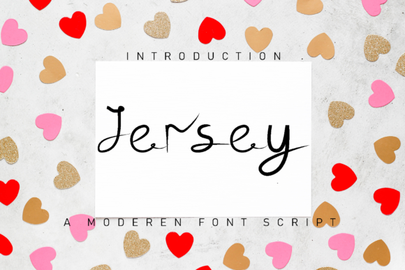 Jersey Font Poster 1