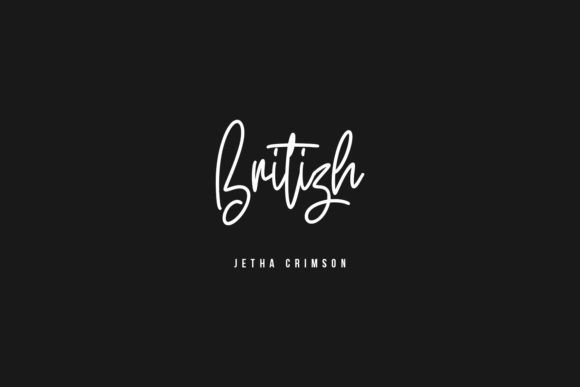 Jetha Crimson Font Poster 7