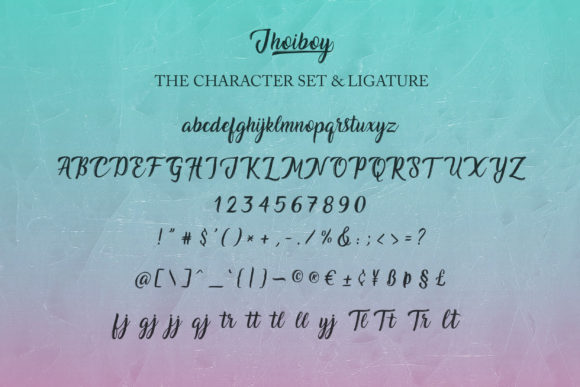 Jhoiboy Font Poster 12