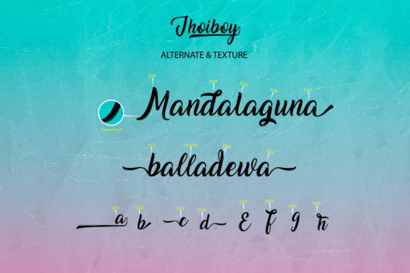 Jhoiboy Font Poster 13