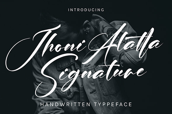 Jhoni Alatta Font Poster 1