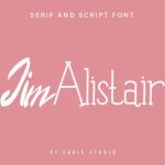 Jim Alistair Font Poster 1