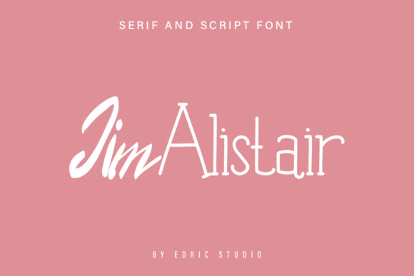 Jim Alistair Font Poster 1