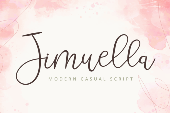 Jimuella Font Poster 1