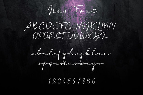 Jins Font Poster 3