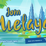 Jom Melaya Font Poster 1