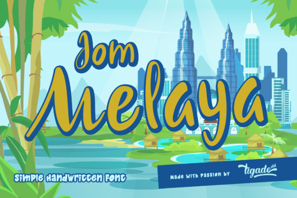 Jom Melaya Font Poster 1