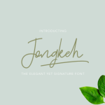 Jongkeh Font Poster 1