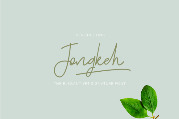 Jongkeh Font Poster 1