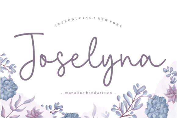 Joselyna Font Poster 1