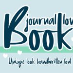 Journal Love Book Font Poster 1