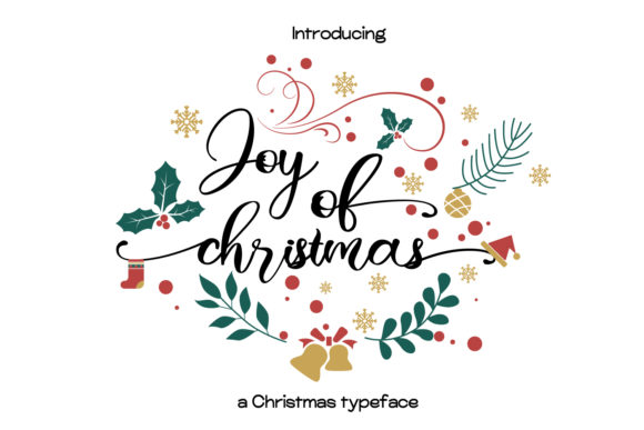 Joy of Christmas Font Poster 1