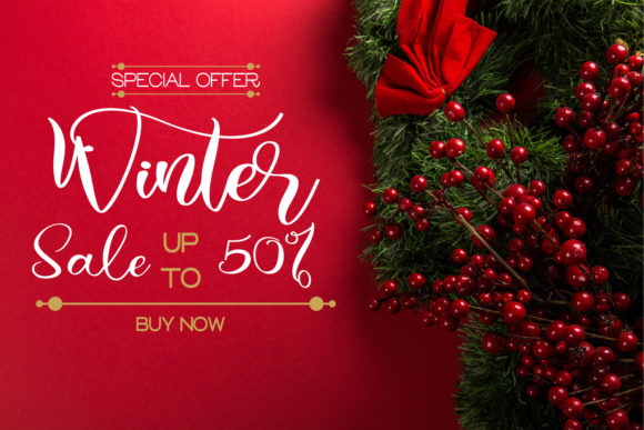 Joy of Christmas Font Poster 3