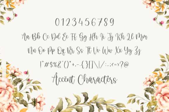 Juliette Garden Font Poster 6