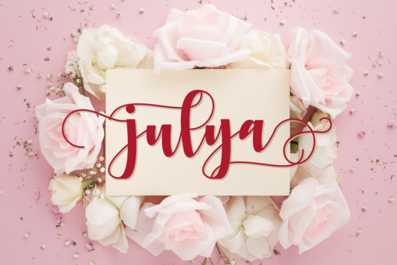 Julya Font Poster 1