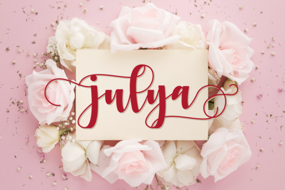 Julya Font Julya Font Poster 1