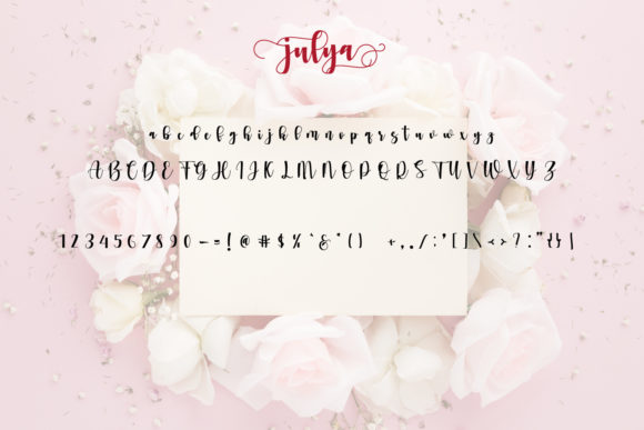 Julya Font Poster 7