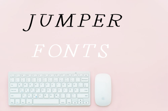 Jumper Font Poster 1