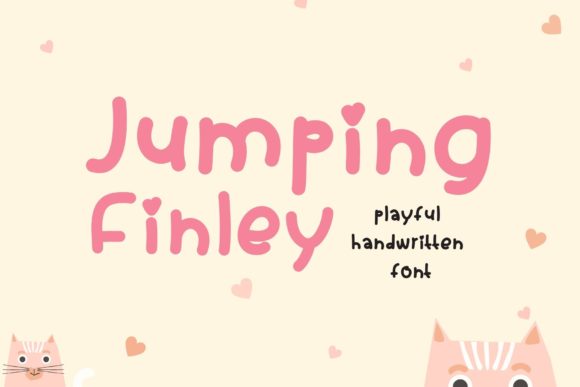 Jumping Finley Font Poster 1