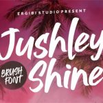 Jushley Shine Font Poster 1