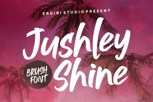 Jushley Shine Font Poster 1