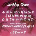 Jushley Shine Font Poster 10