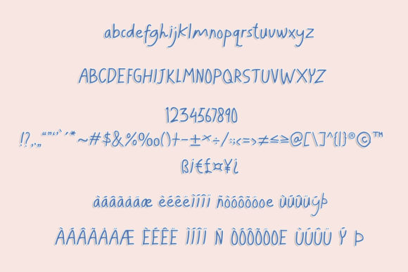 Just Like Font Poster 6