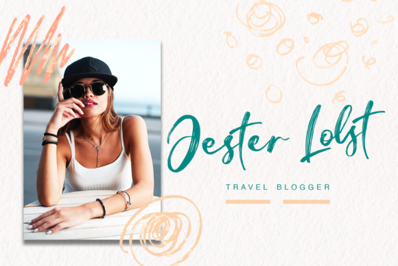 Just Lovely Font Poster 3