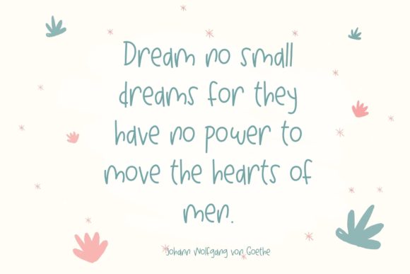 Just  My Dream Font Poster 2