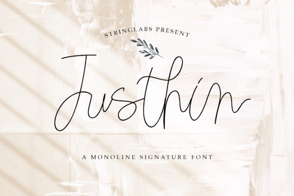 Justhin Font Poster 1