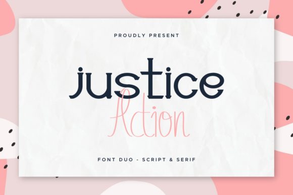 Justice Action Font